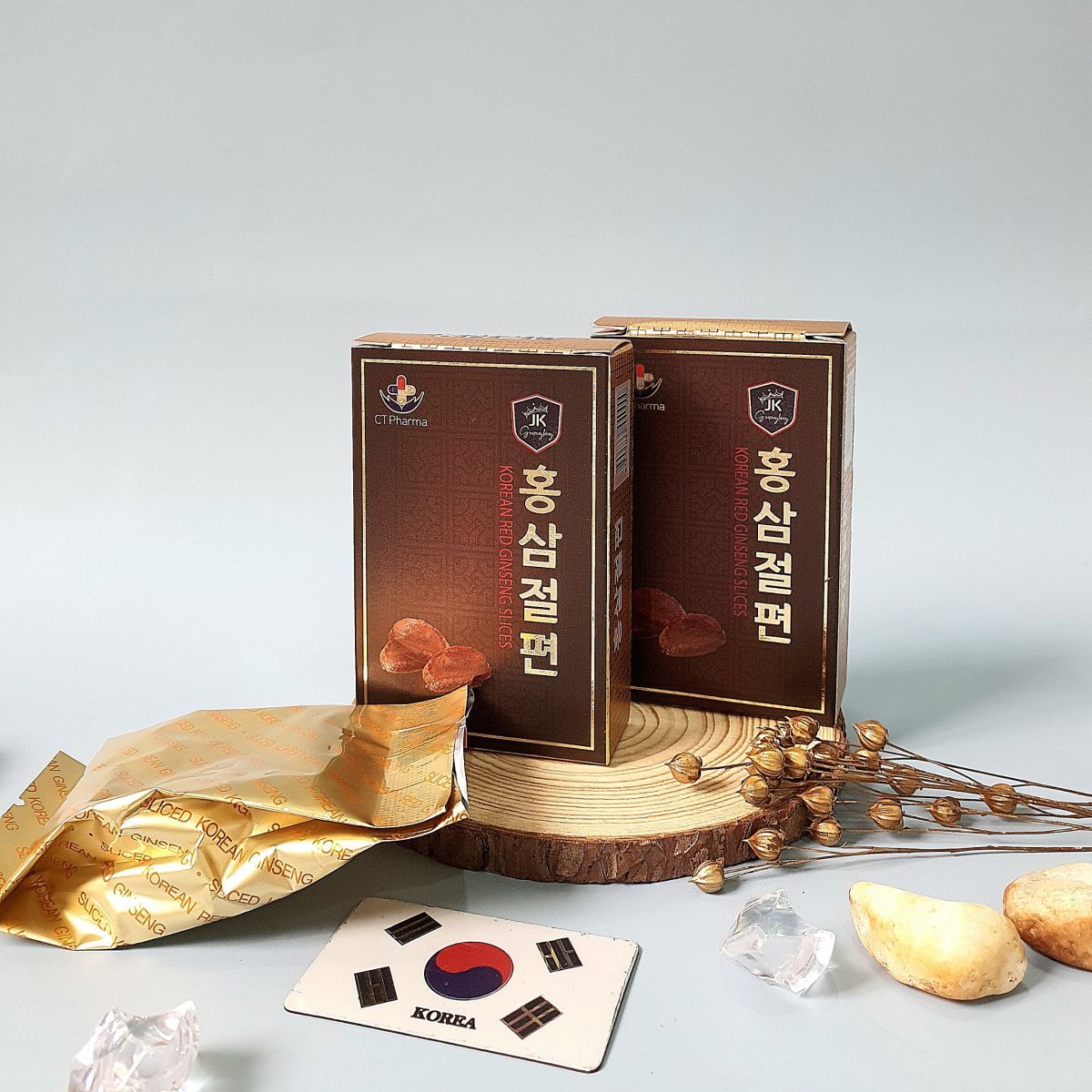 sâm lát tẩm mật ong hộp nhỏ 20g